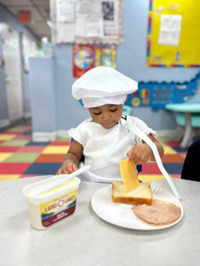 Child at Little Heaven Daycare